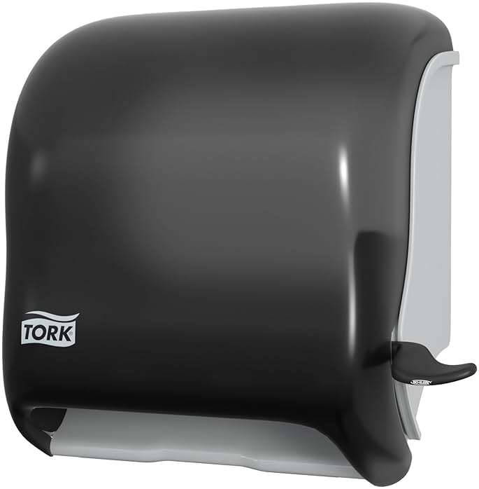 Tork Paper Hand Towel Roll Lever Dispenser Smoke H21, High-Capacity, 83TR - Image 2