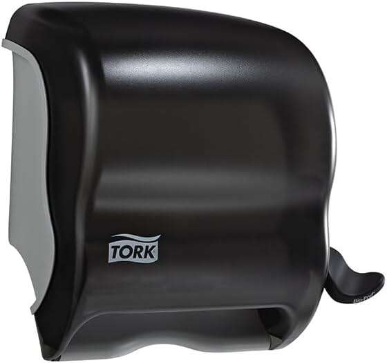 Tork Paper Hand Towel Roll Lever Dispenser Smoke H21, High-Capacity, 83TR - Image 3