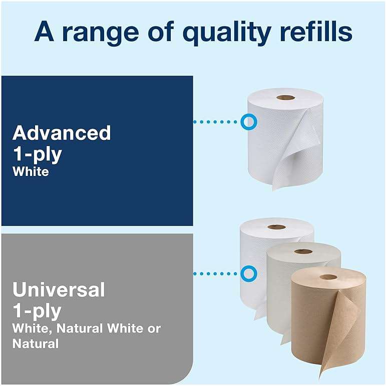 Tork Paper Hand Towel Roll Lever Dispenser Smoke H21, High-Capacity, 83TR - Image 4