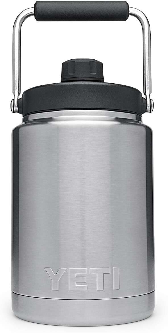 YETI Rambler Vacuum Insulated Stainless Steel Half Gallon Jug with MagCap, Stainless Steel - Image 1