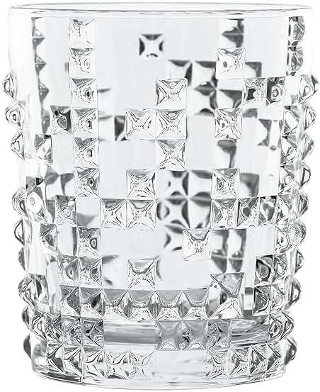 Nachtmann Punk 25 Oz Decanter & 12 Oz Whiskey Tumblers (3-Piece Set) - Crystal Glass Decanter with Airtight Stopper, For Whiskey, Bourbon, Wine, Modern & Durable, Dishwasher Safe - Barware Gift Set - Image 3