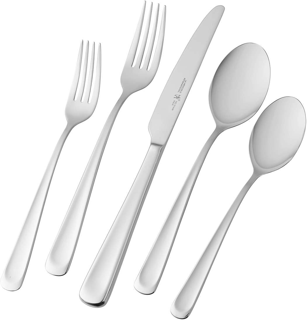 Henckels Silvano 45-pc 18/10 Stainless Steel Flatware Set, Silver - Image 1