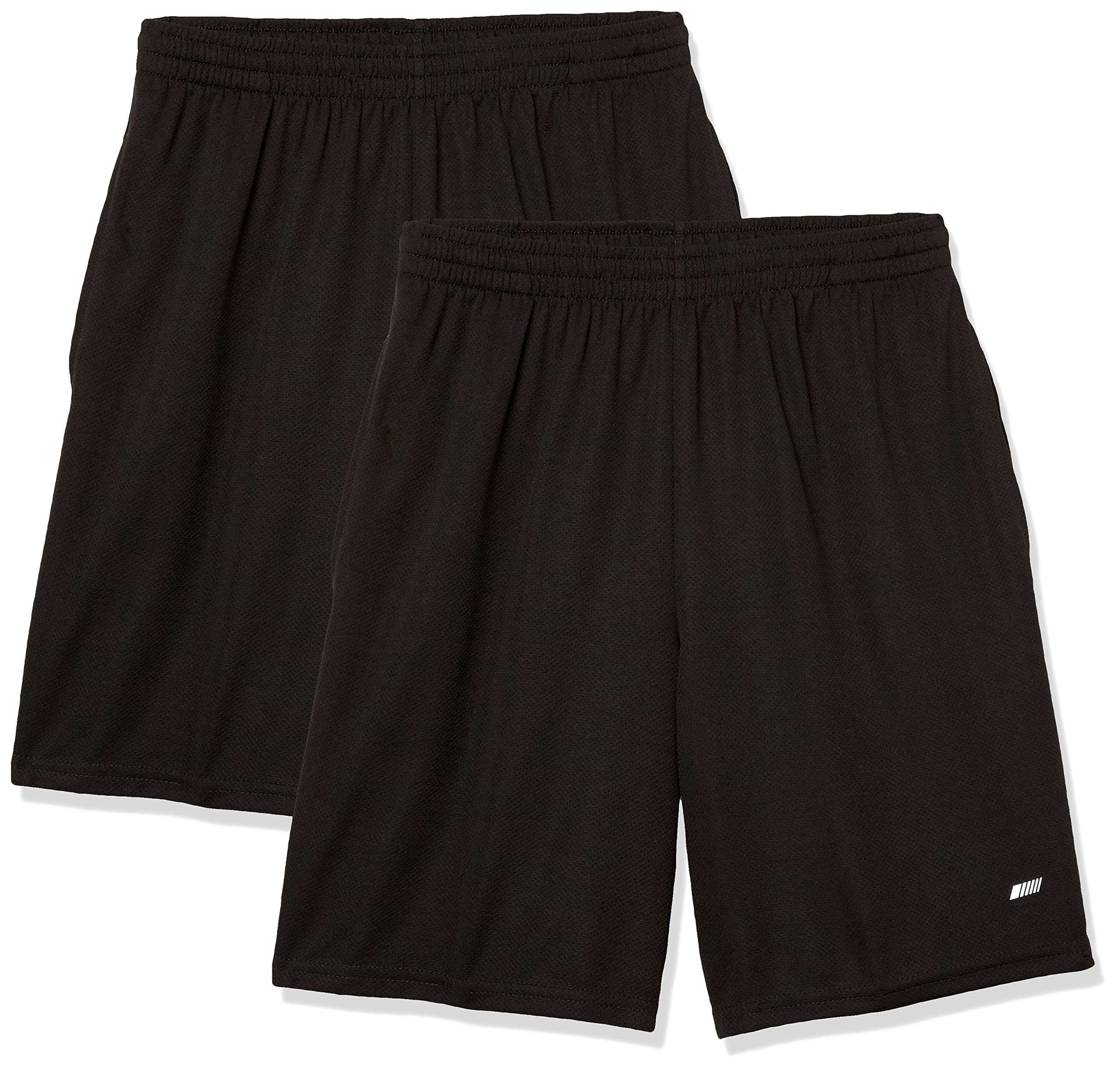Amazon Essentials Men's Athletic Basketball Gym,Performance Tech Loose-Fit Training Shorts, Pack of 2 - Image 1