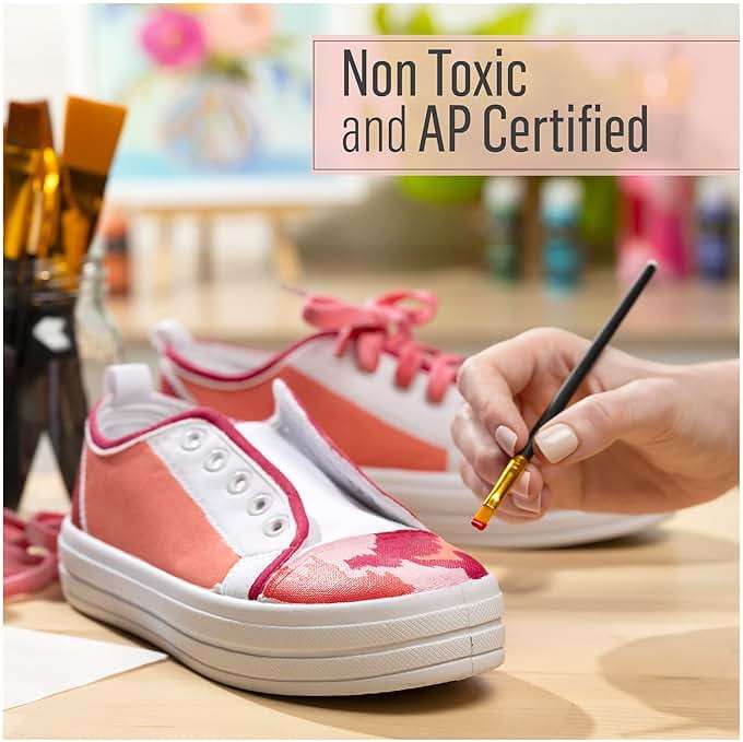 FolkArt Multi-Surface Metallic Paint in Assorted Colors (2 oz), Metallic Nickel - Image 7