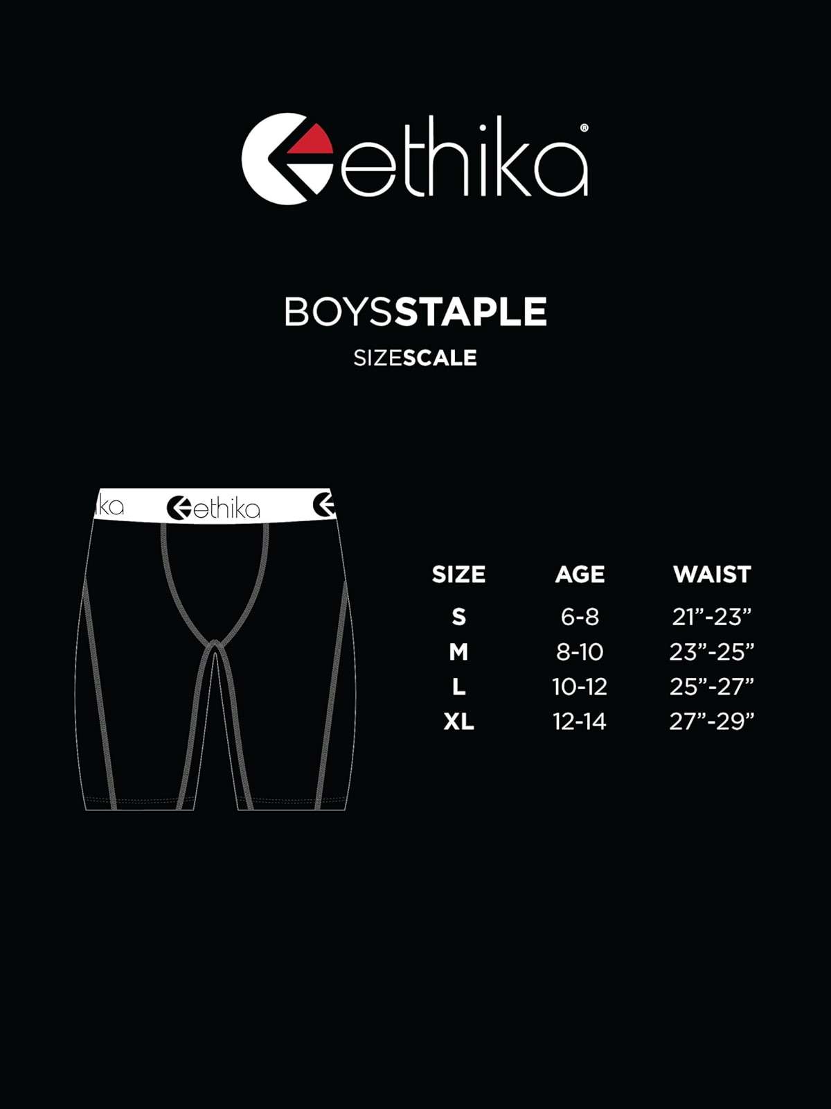 Ethika Boy's Staple Boxer Brief, 4-Way Stretch with Signature Waistband for All-Day Comfort - Dark Heather - Image 4
