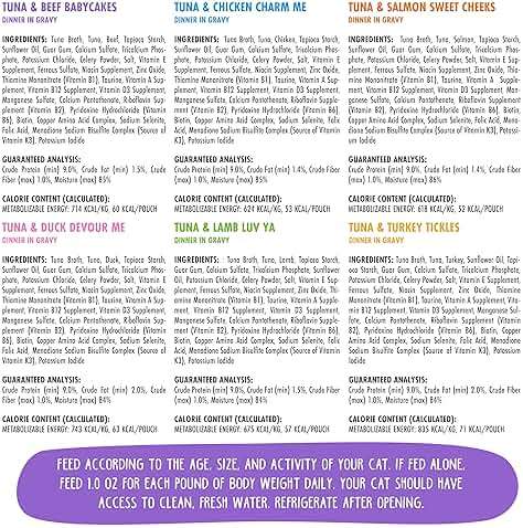 Weruva B.F.F. OMG - Best Feline Friend Oh My Gravy!, Rainbow A Gogo Variety Pack! Cat Food, 3oz Pouch (Pack of 12) - Image 4