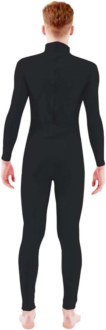 Ensnovo Adult Spandex Turtleneck Long Sleeve One Piece Unitard Bodysuit Dancewear - Image 6