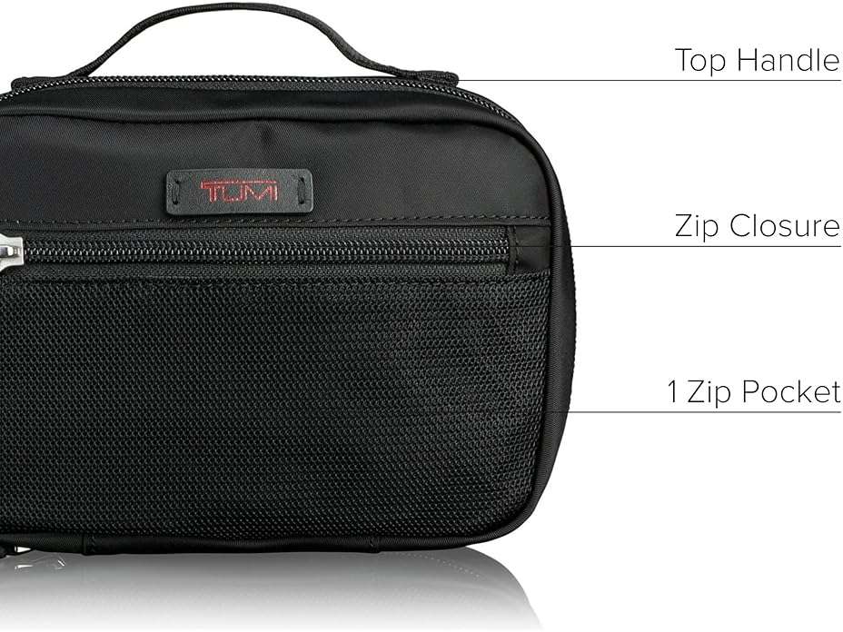 TUMI Women's Accessory Pouch Small, Black, One Size - Image 5