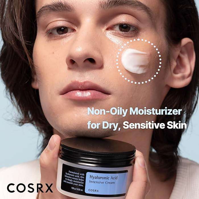 COSRX Hyaluronic Acid Moisturizing Cream, Lightweight, Non-Greasy, Long-lasting Hydration for Glass Skin, Daily Moisturizer for Sensitive Skin, Moisture Barrier Repair, Korean Skin Care, 3.52 oz - Image 3