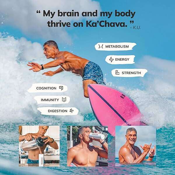 Ka’Chava Whole Body Meal Shake Vanilla 2 lb – Vegan Protein Powder with 85+ Superfoods & Greens – Plant-Based Meal Replacement with Probiotics & Digestive Enzymes – Gluten & Dairy Free (15 Servings) - Image 4