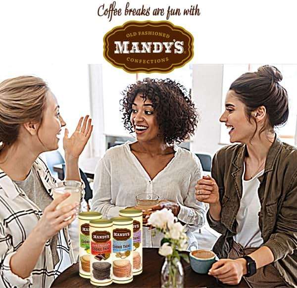 Mandy's Cookie Thins, Crispy Coconut Flavor, 4.6 Oz, Pack of 6, 42 Cookies, Light & Crispy, Made with Real Coconut, Halal - Image 4