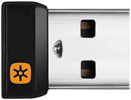 Logitech USB Unifying Receiver, 2.4 GHz Wireless Technology, USB Plug Compatible with All Unifying Devices Like Wireless Mouse and Keyboard, PC/Mac/Laptop - Black - Image 3