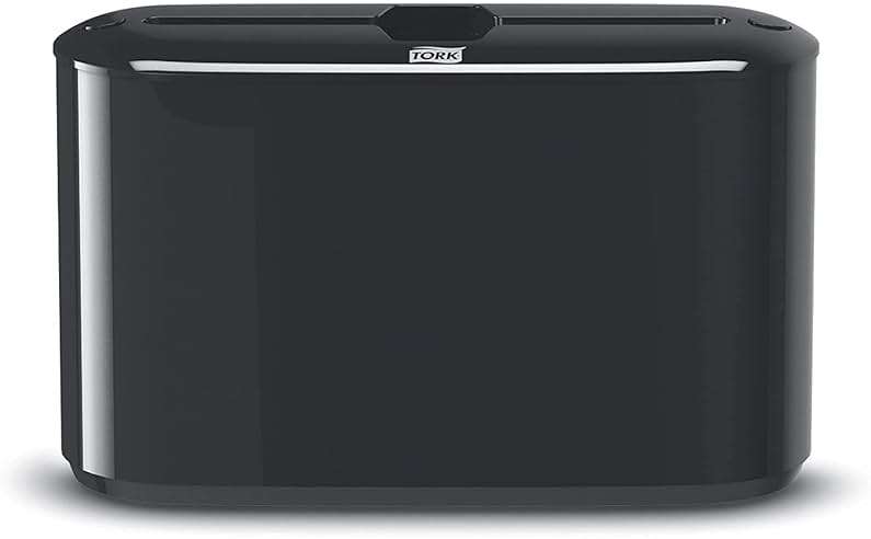 Tork Xpress Paper Towel Dispenser, Black, Single-Dispensing, Compatible with H2 Refills, Space-Saving Design (302028) - Image 1