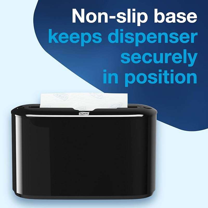 Tork Xpress Paper Towel Dispenser, Black, Single-Dispensing, Compatible with H2 Refills, Space-Saving Design (302028) - Image 6