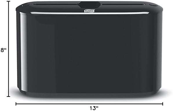 Tork Xpress Paper Towel Dispenser, Black, Single-Dispensing, Compatible with H2 Refills, Space-Saving Design (302028) - Image 10