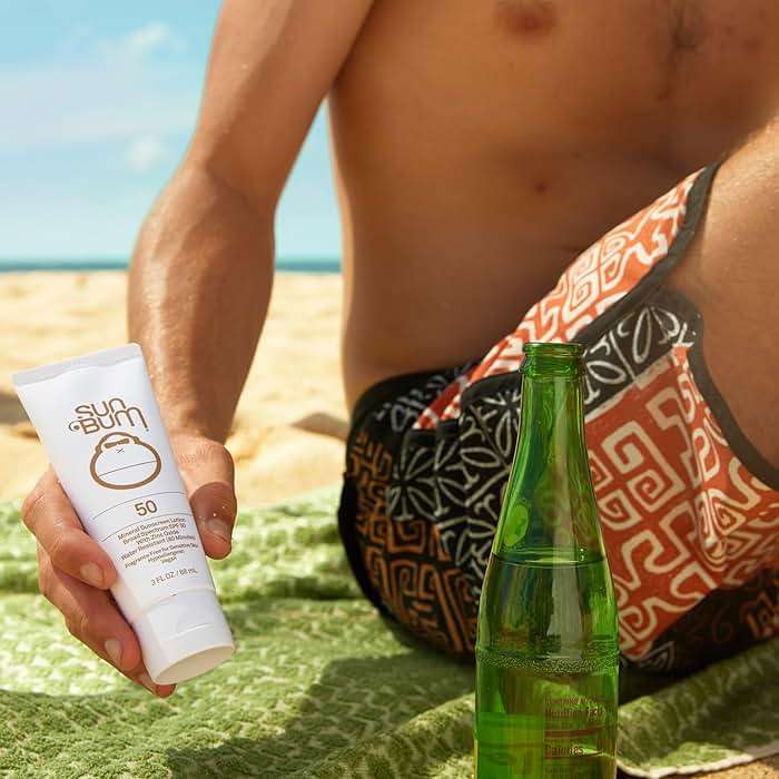 Sun Bum Mineral SPF 50 Sunscreen Body Lotion - Broad Spectrum Moisturizing Sunscreen with Vitamin E - Vegan and Hawaii 104 Act Compliant (Made without Octinoxate & Oxybenzone) - Travel Size - 3 oz - Image 2