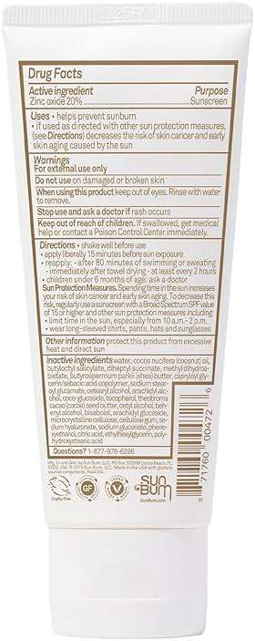 Sun Bum Mineral SPF 50 Sunscreen Body Lotion - Broad Spectrum Moisturizing Sunscreen with Vitamin E - Vegan and Hawaii 104 Act Compliant (Made without Octinoxate & Oxybenzone) - Travel Size - 3 oz - Image 5