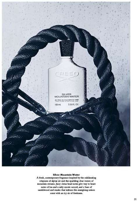 Creed Silver Mountain Water – Men's Luxury Cologne – Citrus, Fruity & Woody Fragrance - Image 9