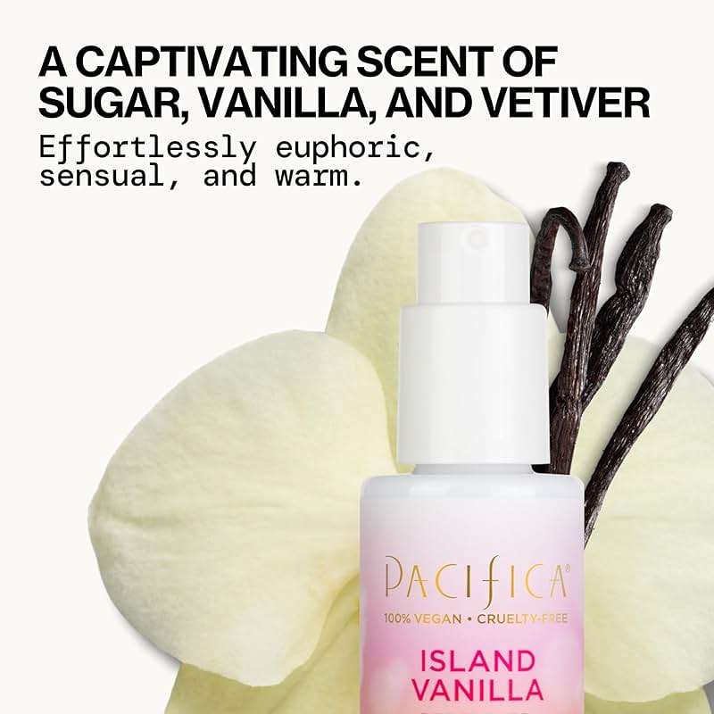 Pacifica Island Vanilla Hair Mist Perfume and Full Body Spray for Women - Fragrance Spray for A Mood-Lifting Experience, Paraben-Free, Clean Beauty No Alcohol, Vegan & Cruelty-Free, 6 oz oz - Image 2