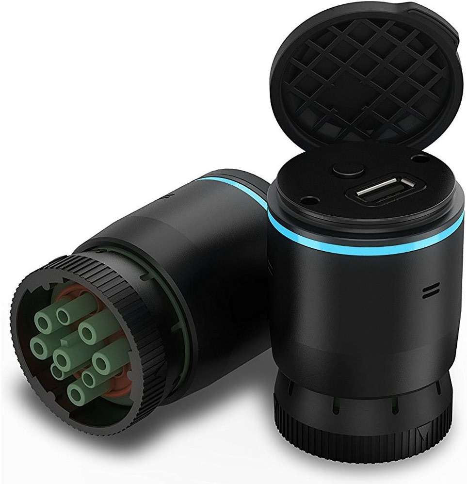 Garmin eLog, Compliant Electronic Logging Device (ELD), No-Subscription Fees, FMCSA Compliant, Supports 9-pin J1939 and 6-pin J1708 Diagnostic Ports (010-01876-00) - Image 1