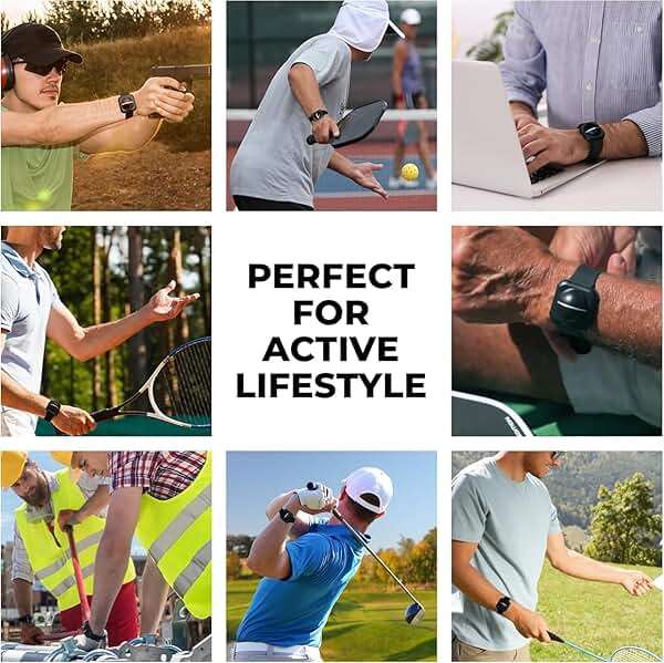 Ultra Tennis Elbow Shock Absorber by TENEX for Men and Women, Wrist-Worn Non-Compression Golfers Elbow Brace and Tendonitis Relief Band, Waterproof, Support for Sports like Pickleball, Work, and Daily Recovery - Image 4
