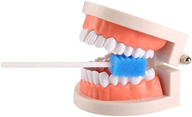 Disposable Oral Care Swabs Tooth Cleaning Mouth Swabs (50 Blue) - Image 6