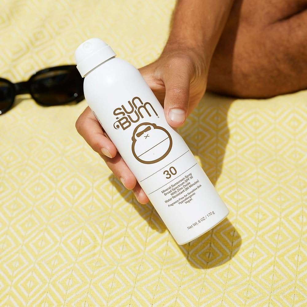 Sun Bum Mineral SPF 30 Sunscreen Body Spray - NEW FORMULA 2026 Water-Resistant Broad Spectrum Moisturizing Sunscreen with Vitamin E - Hawaii 104 Act Compliant (Without Octinoxate & Oxybenzone) - 6 oz - Image 3