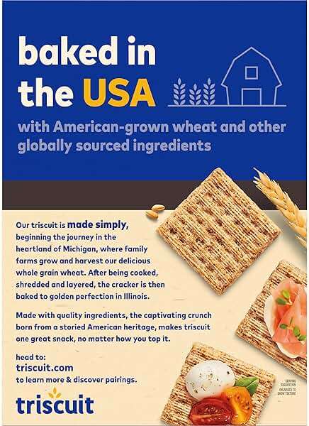 Triscuit Cracked Pepper & Olive Oil Whole Grain Wheat Crackers, Lunch Snacks, Snack Crackers, Family Size, 12.5 oz - Image 16
