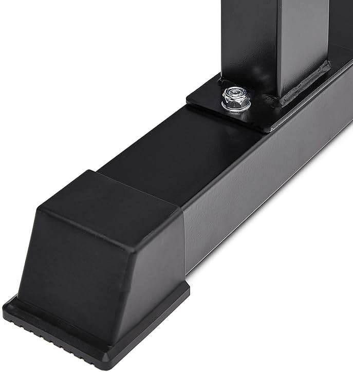 Amazon Basics Sturdy Flat Weight Bench for Home Gym, Strength Training, Stable Assembly, Black - Image 3