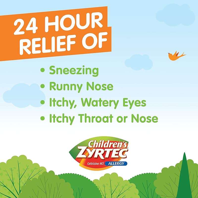 Children's Zyrtec 24 Hour Dissolving Allergy Relief Tablets with Cetirizine, Citrus Flavored Allergy Medicine, 12 ct (Pack of 3) - Image 4