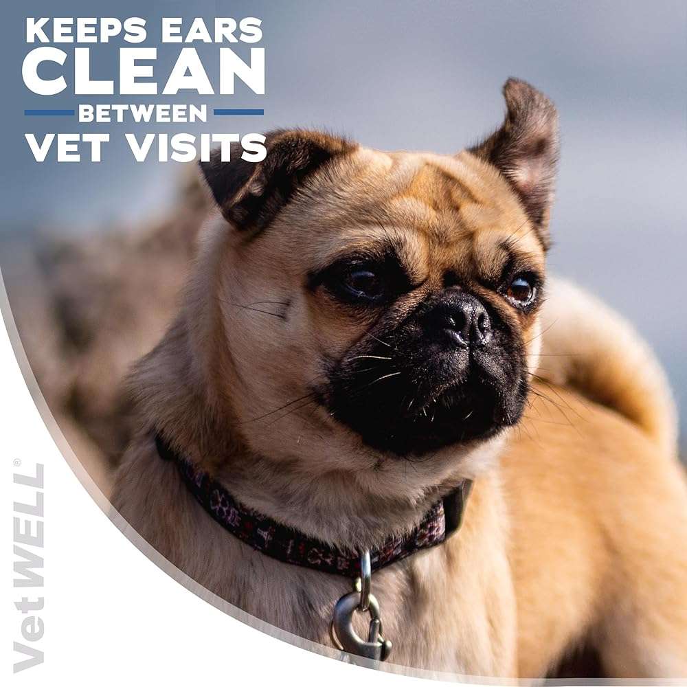 EarWELL by VetWELL Dog Ear Wipes - Otic Cleaning Wipes for Infections and Controlling Ear Odor in Pets - 100 Count - Image 4