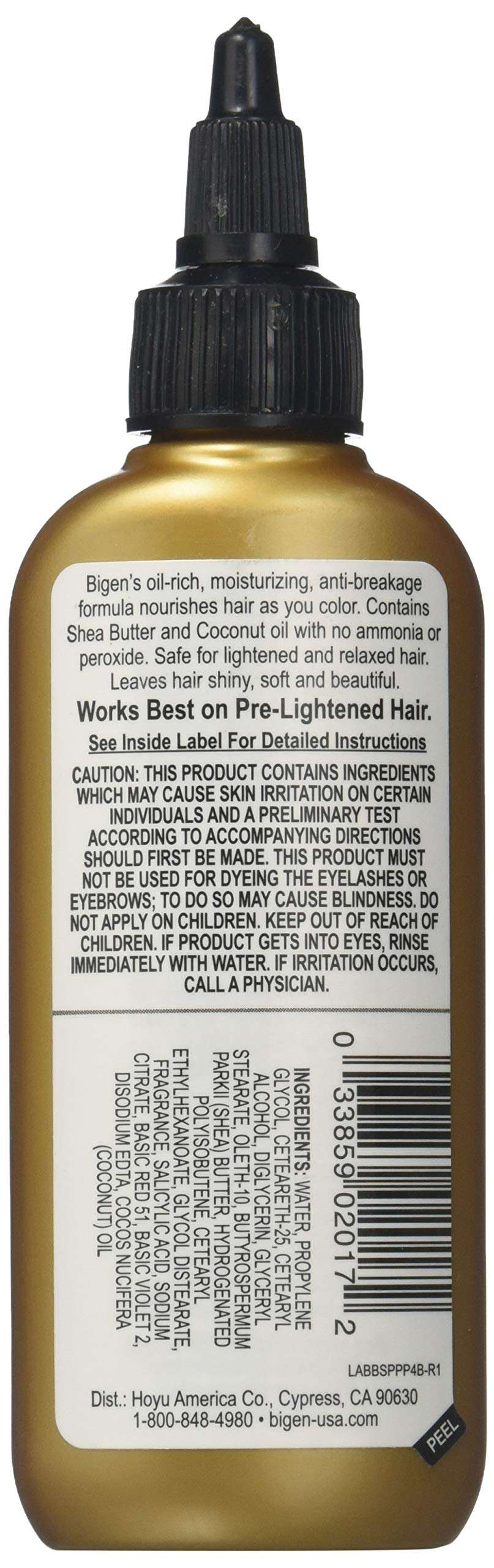 Bigen Semi-Permanent Haircolor #Pp4 Passion Pink 3 Ounce (88ml) - Image 2