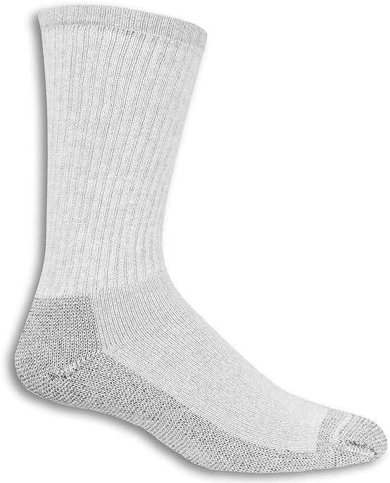 Fruit of the Loom Men’s Work Gear Cushioned Crew Socks 10 Pair - Image 2
