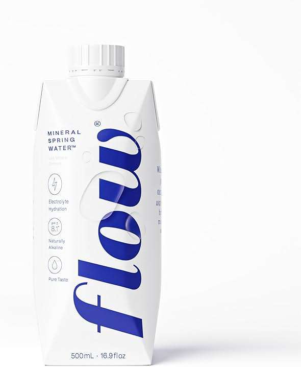 Flow Alkaline Spring Water - Refreshing Taste Of Natural Alkaline Water With Natural Electrolytes, Eco-Friendly Packaging, Non-GMO And BPA-Free. Unflavored. 12 Pack of 16.9 FL Bottles - Image 2