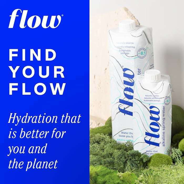 Flow Alkaline Spring Water - Refreshing Taste Of Natural Alkaline Water With Natural Electrolytes, Eco-Friendly Packaging, Non-GMO And BPA-Free. Unflavored. 12 Pack of 16.9 FL Bottles - Image 6