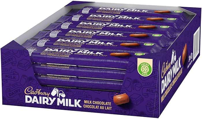Cadbury Cholocate Bar, Regular Size 42g/Bar (Dairy Milk Milk Chocolate, 24 Packs) - Image 6