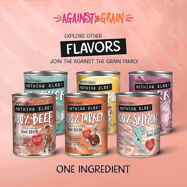 Against The Grain Nothing Else! 100% Salmon Dog Food – 12 Count, 11 oz Each – Single-Ingredient Meatball Texture in Natural Broth – Wet Dog Food – Grain & Gluten Free - Image 8