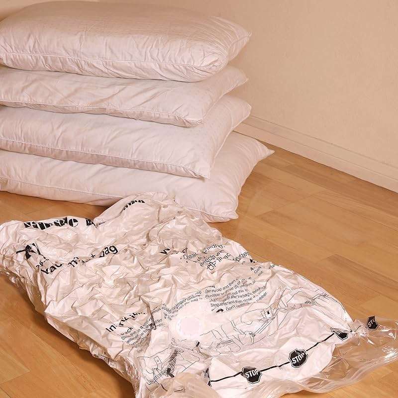 Simple Houseware 15-Pack Vacuum Storage Space Saver for Bedding, Pillows, Towel, Blanket, Clothes Bags (2-Jumbo, 5-XL, 4-L, 4-M) - Image 8
