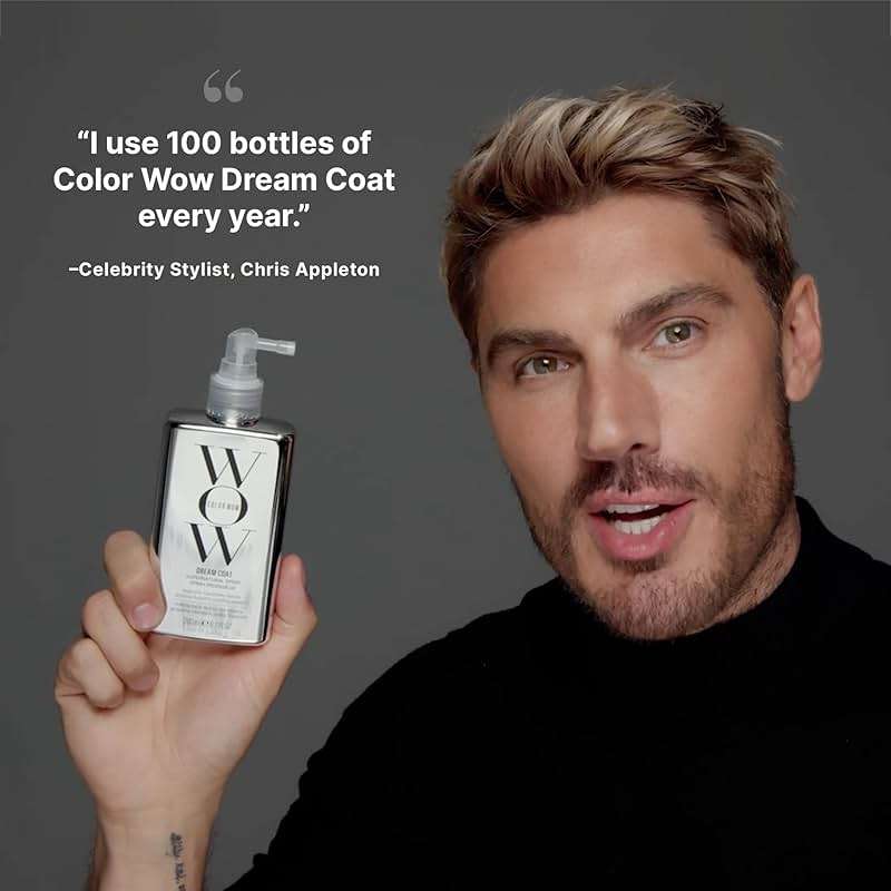COLOR WOW Dream Coat Supernatural Spray, Anti-Humidity Frizz Control and Heat Protectant for Glassy, Shiny Hair - Image 6