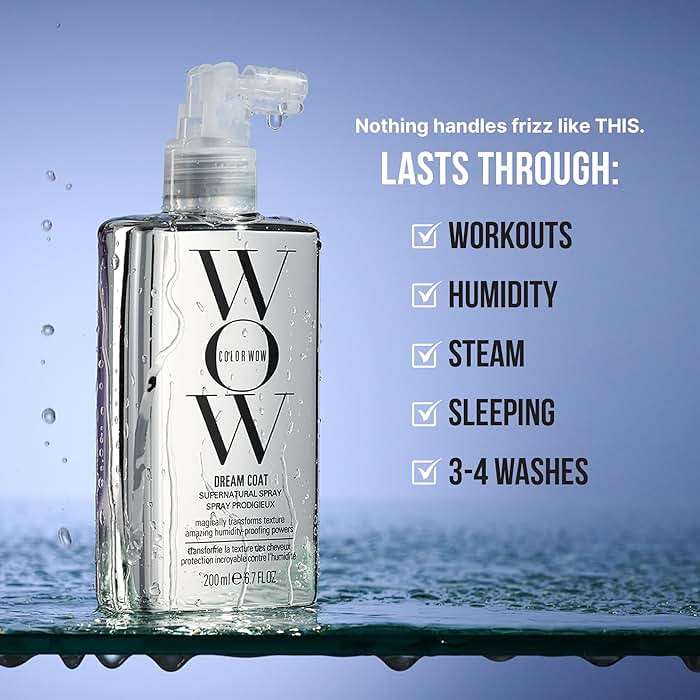 COLOR WOW Dream Coat Supernatural Spray, Anti-Humidity Frizz Control and Heat Protectant for Glassy, Shiny Hair - Image 7