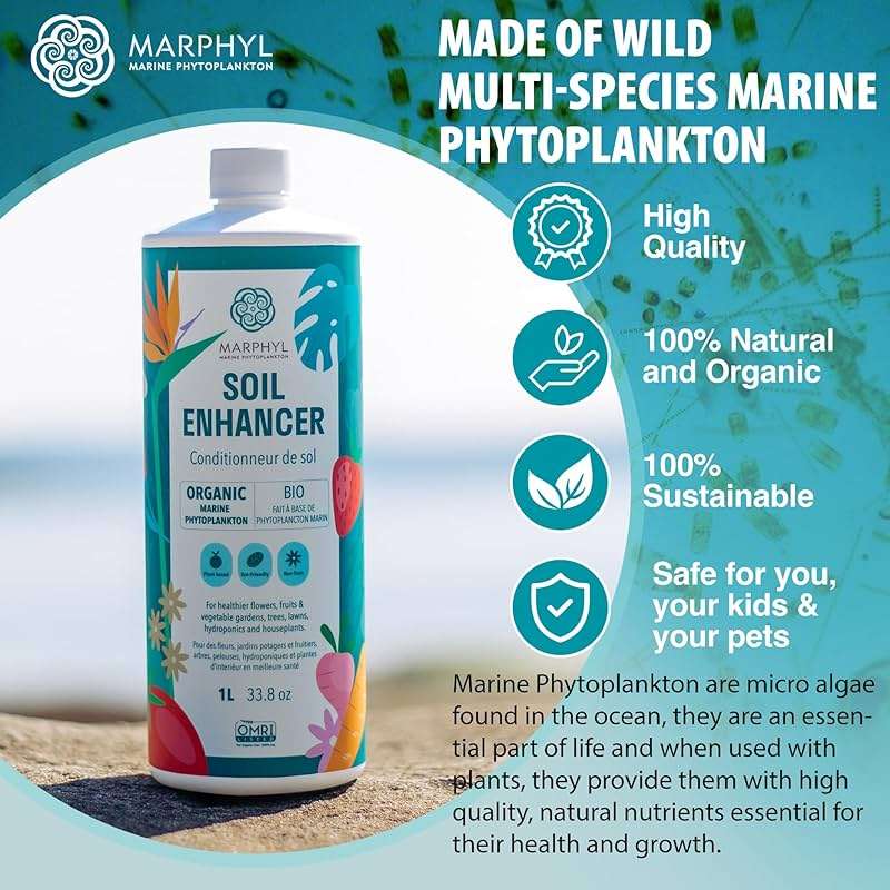 MARPHYL All-Purpose Plant Food – Organic Nutrient-Rich Fertilizer & Soil Enhancer for Indoor & Outdoor Flowers, Vegetables, Succulents, Bamboo & Hydroponics - Image 3