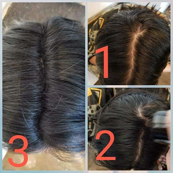 Black Colored Hair Building Fibers - Thickening Fiber for Women and Men - Hair Loss Concealer Powder for Thicker Fuller Hair - .77oz - Image 4