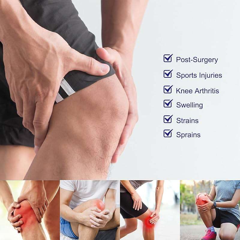 2 Packs Knee Ice Pack Wrap, Reusable Gel Ice Pack for Knee Pain Relief, Cold Therapy for Swelling, Arthritis, Meniscus Tear, ACL Injury & Post Knee Replacement Surgery, Cold Therapy 9.8" x 6.5" - Image 4