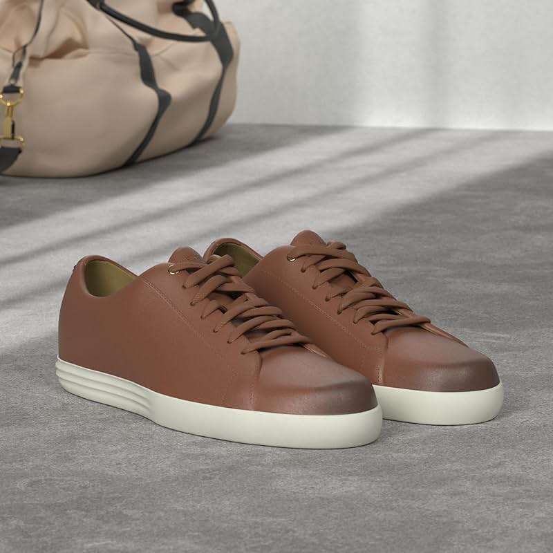 Cole Haan Men's Grand Crosscourt Leather Sneakers - Image 2