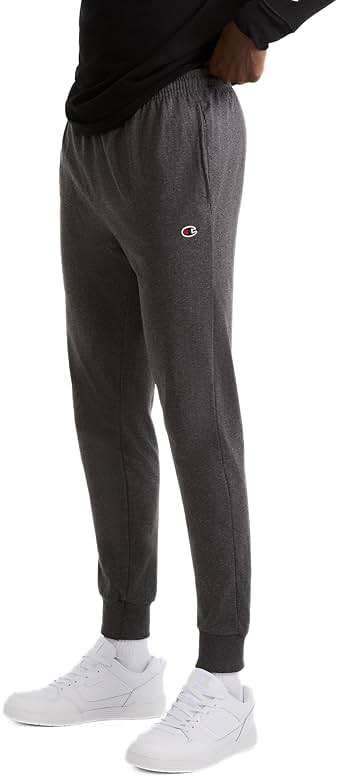 Champion Men's Joggers, Everyday Cotton, Lightweight Lounge Knit Pants for Men, 31" - Image 1