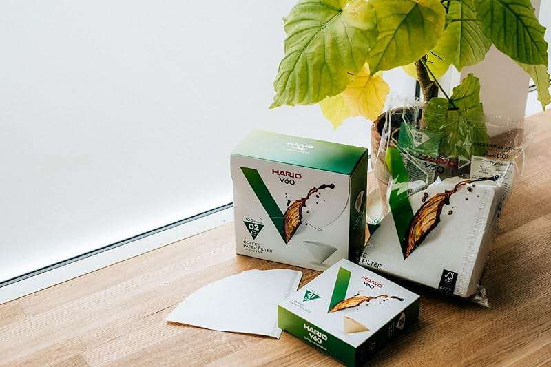 Hario V60 Paper Coffee Filter, Size 02, Natural, 200ct - Image 4