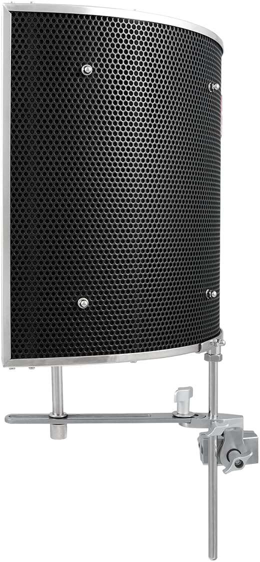 SE ELECTRONICS RF Pro Black Reflexion Filter Microphone Isolation Shield, Portable Vocal Booth for Recording, Podcasting & Voice Over, Pro Sound Isolation Shield with Patented 9 Layer Acoustic Design - Image 4