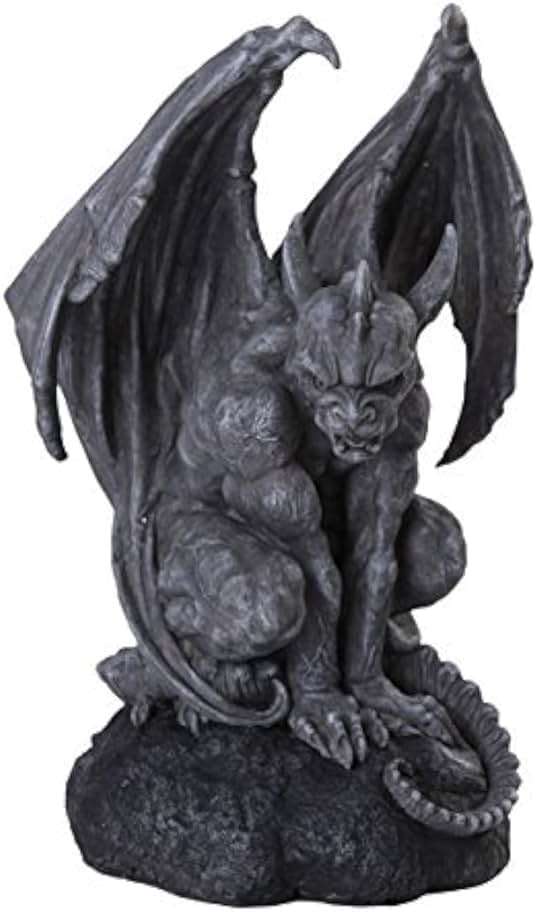 Pacific Giftware Vraskod The Sentinel Stone Gargoyle Sculpture Statue 12 Inch Tall - Image 1