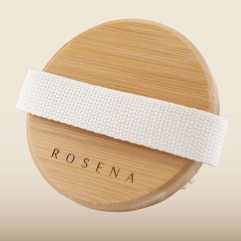 Dry Brushing Body Brush - Best for Exfoliating Dry Skin, Lymphatic Drainage and Cellulite Treatment - Organic Spa Exfoliation and Massage Scrub Brush with Natural Boar Bristles - Image 2