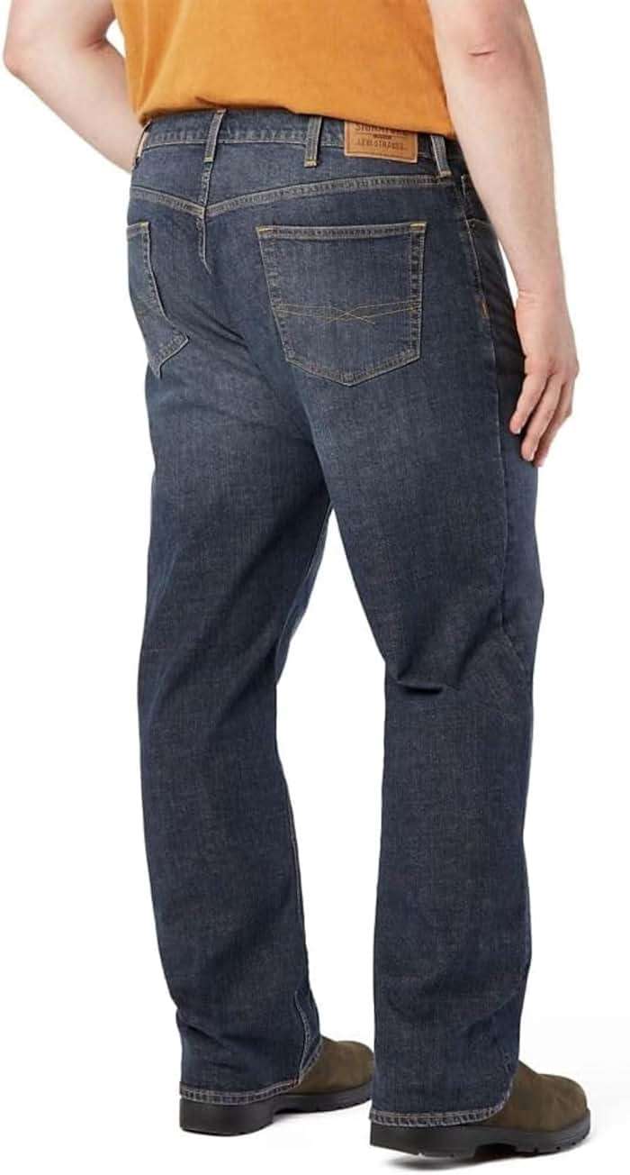 Levi Strauss Signature Gold Men's Relaxed Fit Flex Jean Pants - Image 4